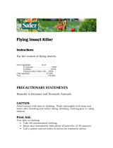 Safer Brand 5710 Operating instructions