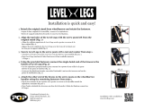 Level Legs LVL001B Operating instructions