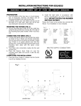 Minka Lavery 6212-647 Installation guide