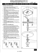 Minka Lavery 1683-14 Installation guide