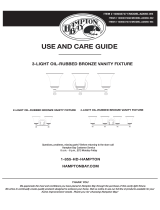 Hampton Bay AD065-W3 Operating instructions