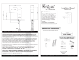 KRAUS C-KCV-142-15501CH Installation guide