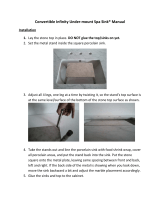 Direct vanity sink 70D8-WBK-WM Installation guide