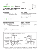 Symmons SLW-3612-STN Installation guide