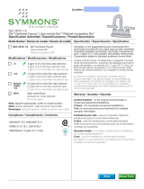 Symmons Industries SLS-3512-STN Installation guide