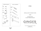 GINGER 4708N/PC Installation guide