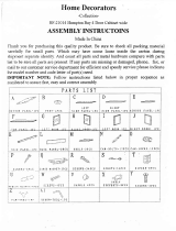 Home Decorators Collection 2601220410 Operating instructions