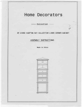 Home Decorators Collection BF-21893-SQ Operating instructions