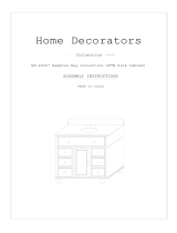 Home Decorators Collection BF-22267-WH Operating instructions