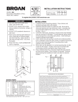 Broan-NuTone DIS664X Installation guide