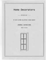 Home Decorators Collection BF-22727-WH Installation guide
