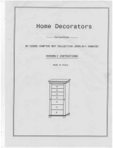 Home Decorators Collection 4591540830 Installation guide