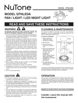 NuTone QTNLEDA User manual