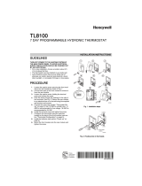 Honeywell TL8100A Operating instructions