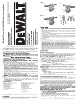DeWalt DW092PK User manual