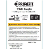 Primefit TC1414FS-B10-P User manual