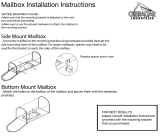 Gibraltar Mailboxes DPKX0000 Installation guide