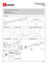 Hagerco 4700 Series Rim - Grade 1 Rim Device Installation guide