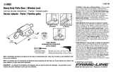 Prime-Line U 9862 Installation guide