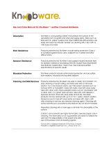 Knobware C3387/3IN/N/STA-KLEEN-WHITE User manual