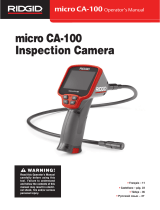 RIDGID micro CA-100 Camera User manual