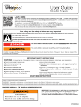 Whirlpool WRS325FNAE Operating instructions