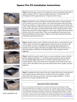 Natural Concrete Products Co FBSFP Operating instructions