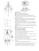 OK LIGHTING OK-5109H Installation guide