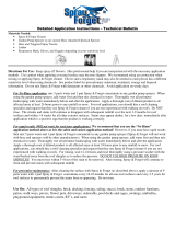 Spray & Forget SF1G-J/2 Installation guide