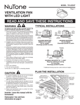 Broan 791LEDNT Installation guide