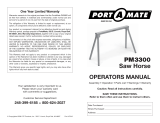 Bora Portamate PM-3300T User manual