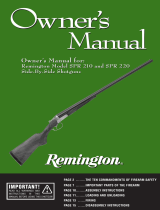 Remington SPR210™/SPR220™ Owner's manual
