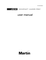 JEM Compact Hazer Pro Owner's manual