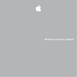 Apple Welcome to Snow Leopard Owner's manual