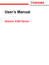 Toshiba Qosmio X300 Series User manual