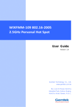Gemtek WIXFMM-109 User manual
