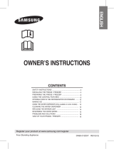 Samsung RL44WGTB1/BUL User manual