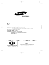 Samsung SR-64KTC User manual