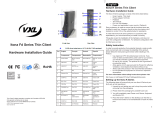 Vxl Itona F and Fd Series Installation guide