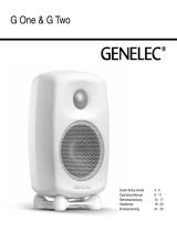 Genelec G One Active Speaker Operating instructions