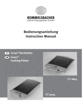 Rommelsbacher Ceran CT 1805 Owner's manual