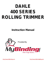 MyBinding Dahle 400 Series User manual