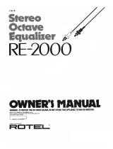 Rotel RE-2000 Owner's manual