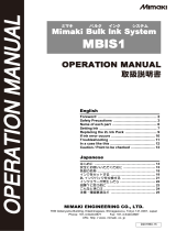 MIMAKI TS3-1600 Operating instructions