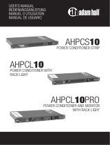 Adam Hall AHPCL10PRO Owner's manual