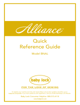 Baby Lock Alliance BNAL Owner's manual