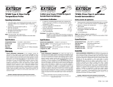 Extech Instruments TP400 User manual