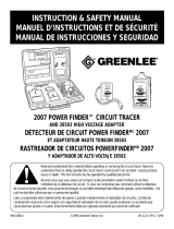 Greenlee 2007 POWER FINDER Owner's manual