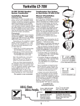 YORKVILLE LT-70V Owner's manual