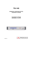 Promax TG-140 User manual